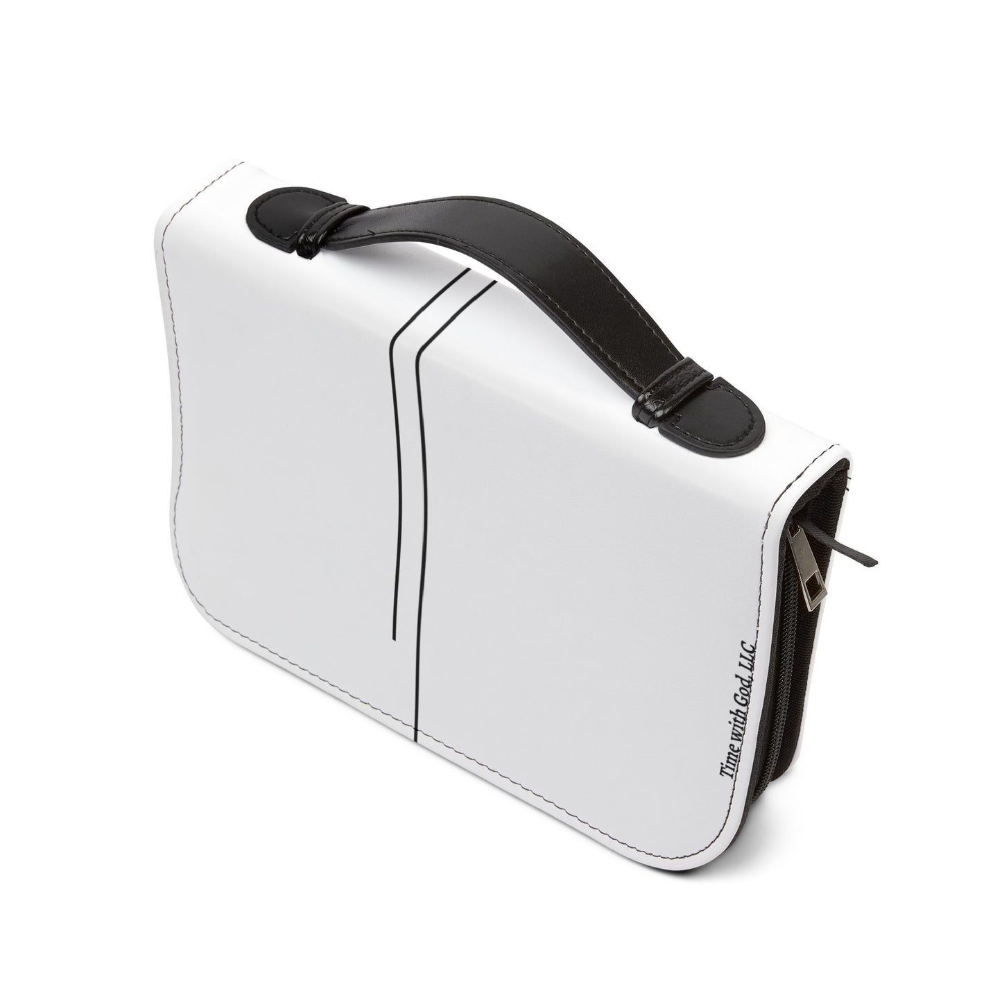 Jesus Christ Bible Cover -White