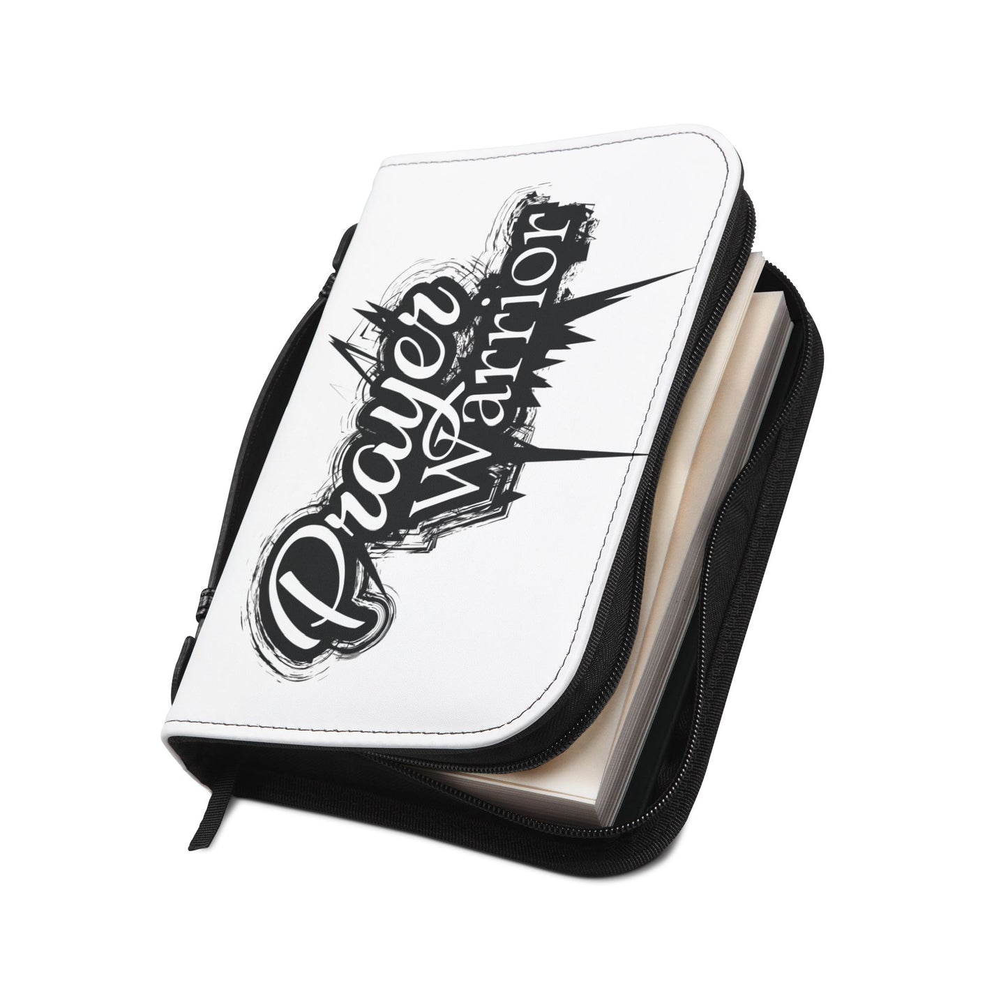 Spiritual Bible Cover: 'Prayer Warrior' Design