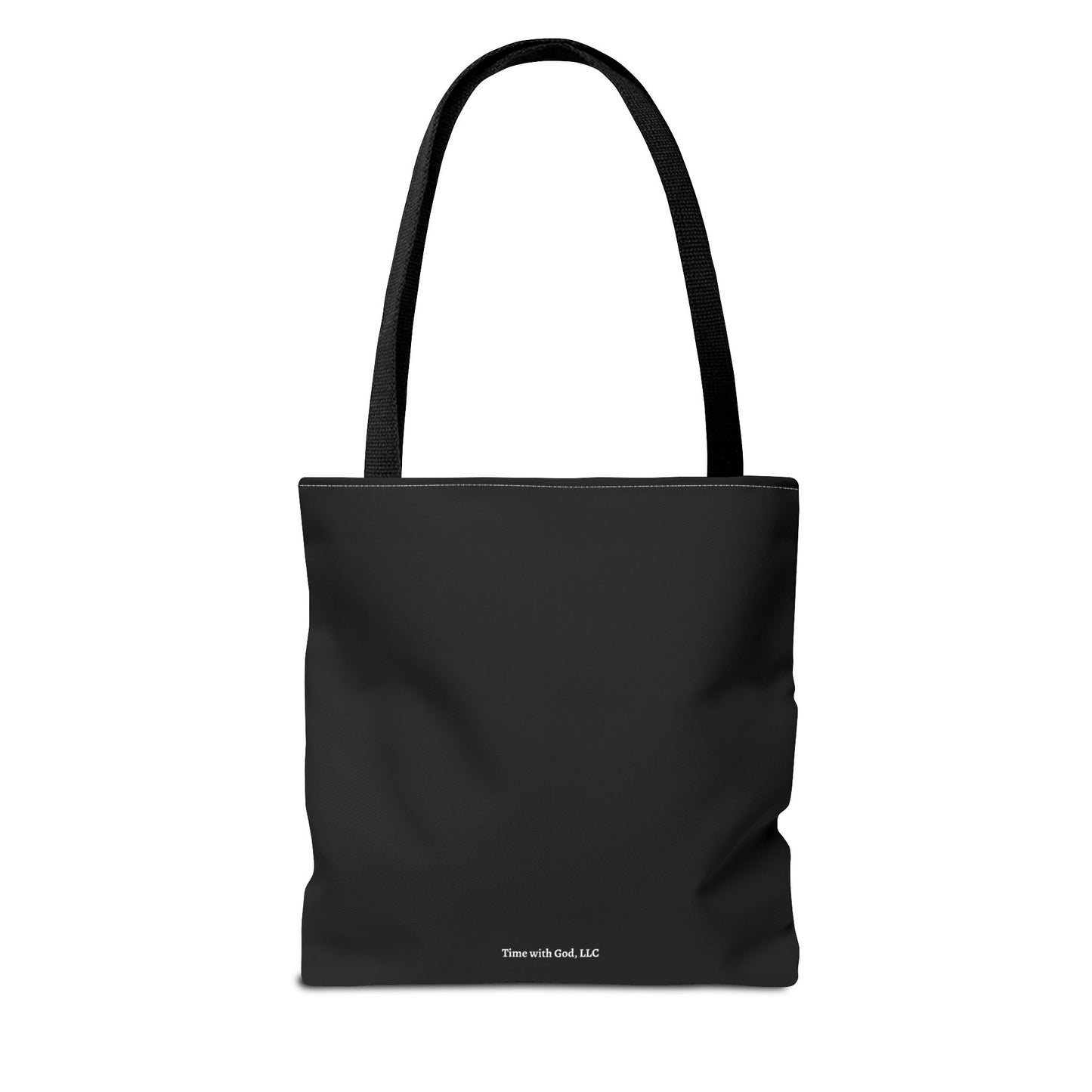 Faithful and Blessed Tote Bag - Black