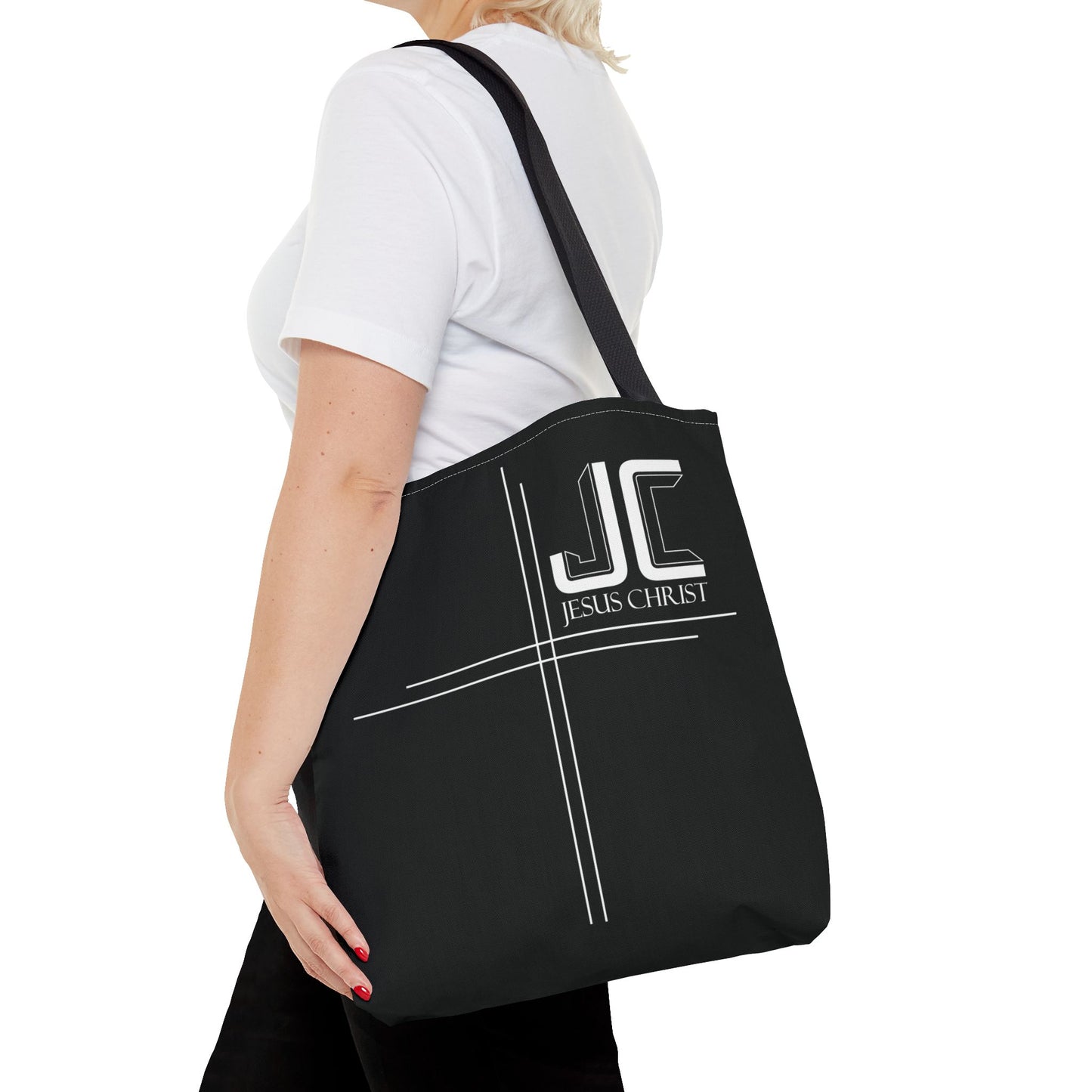 Jesus Christ Tote Bag - Black