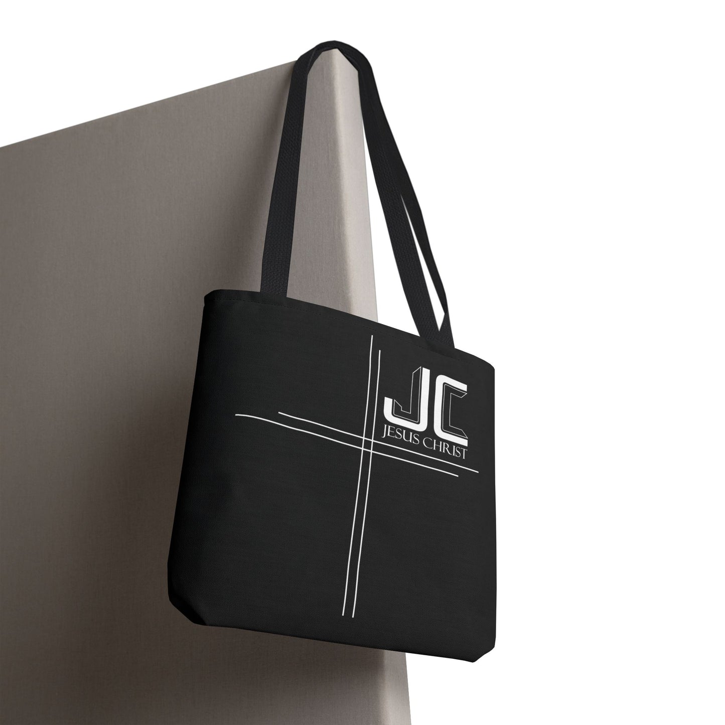 Jesus Christ Tote Bag - Black