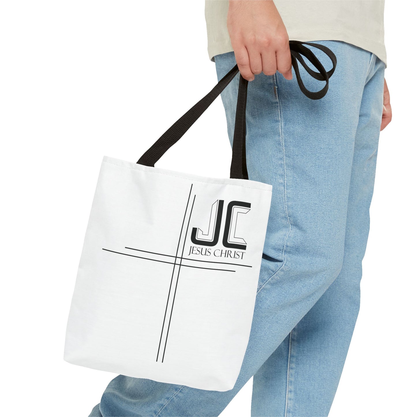 Jesus Christ Tote Bag - White