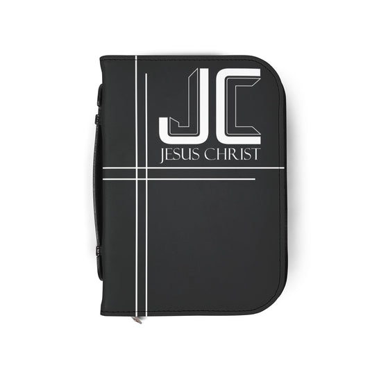 Jesus Christ Bible Cover - Black