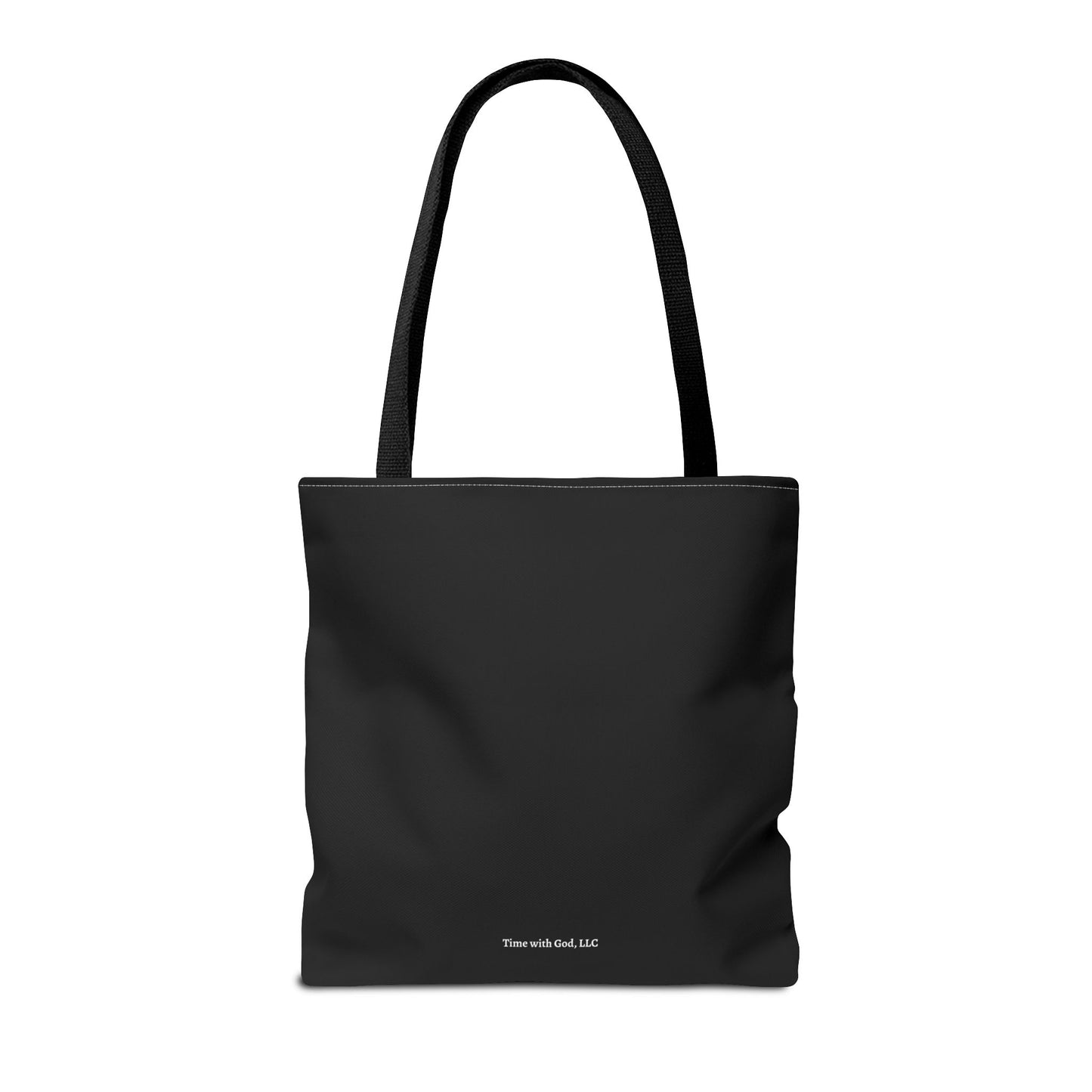 Faithful and Blessed Tote Bag - Black