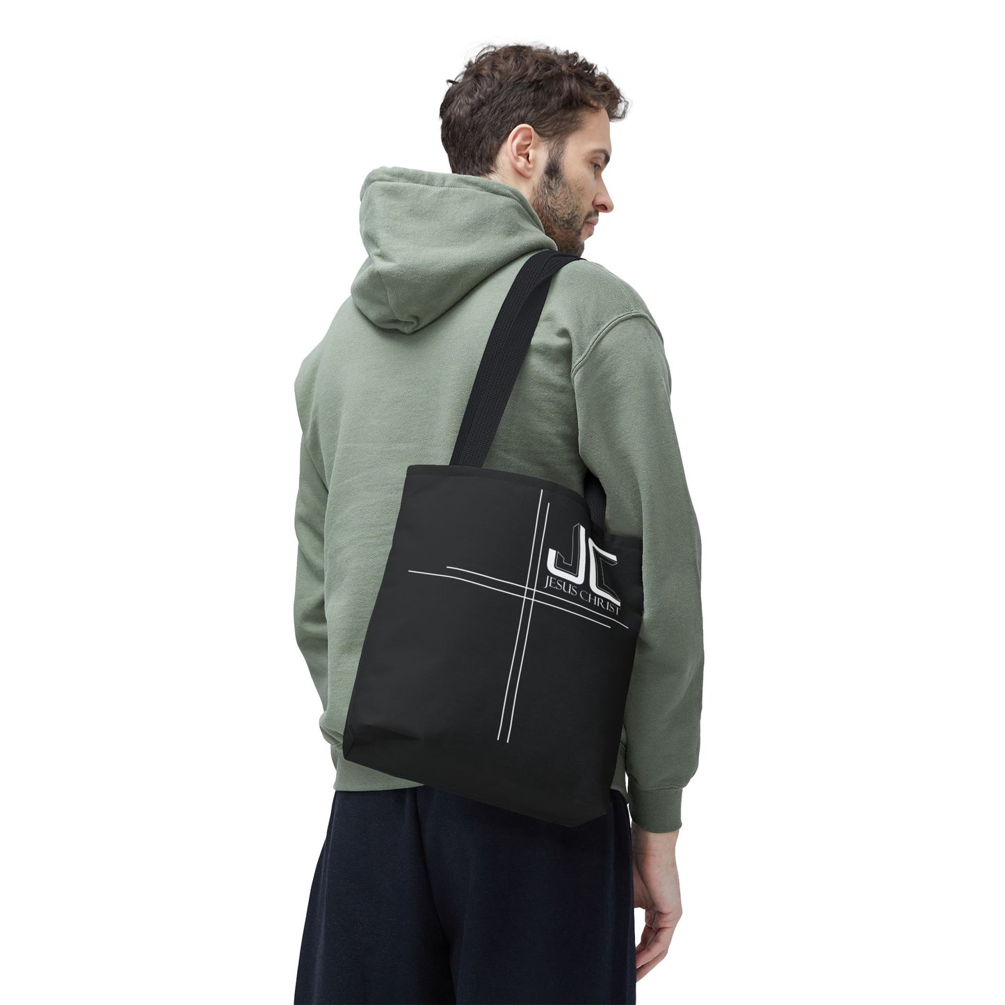 Jesus Christ Tote Bag - Black