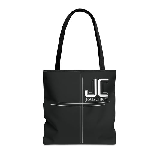 Jesus Christ Tote Bag - Black