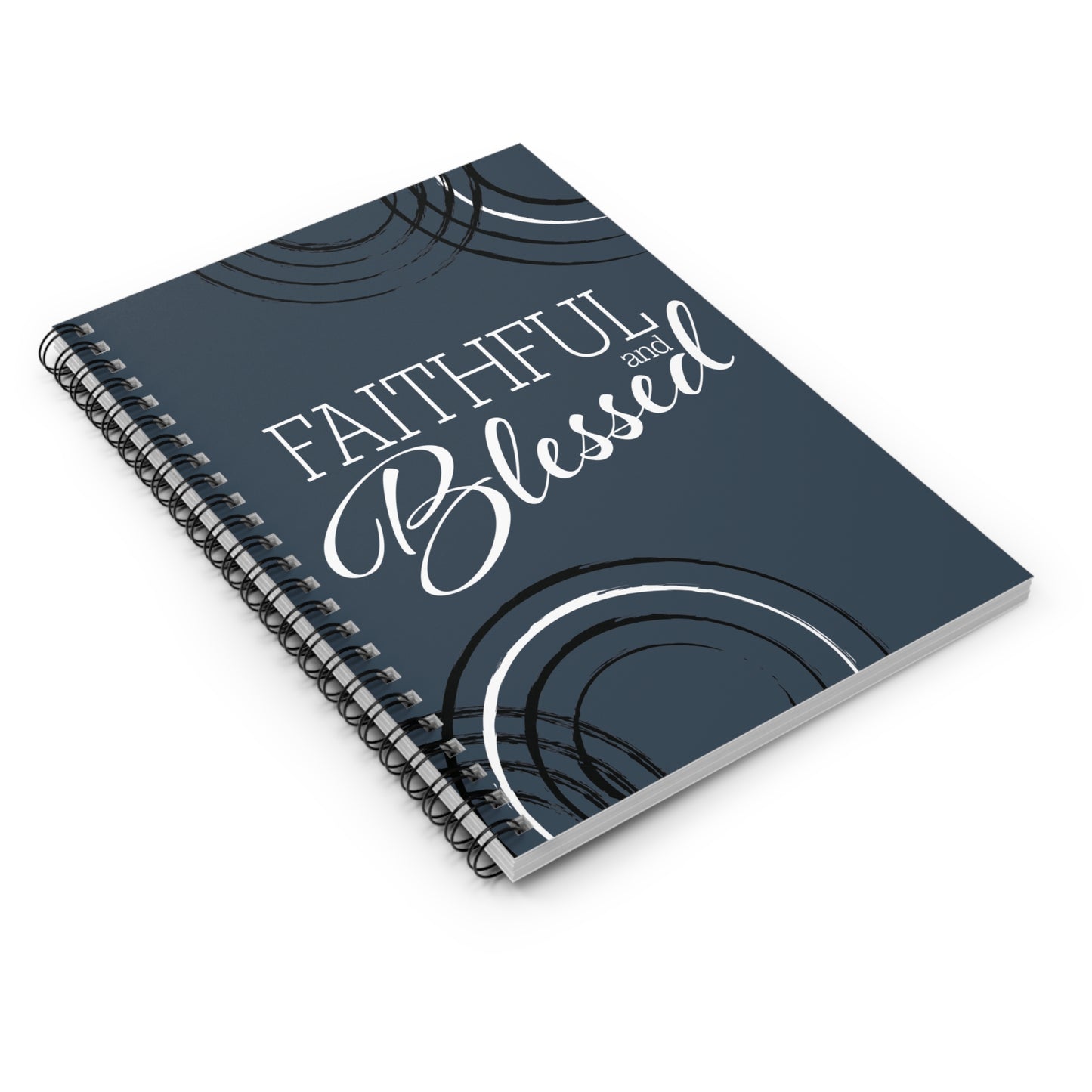 Faithful and Blessed Spiral Notebook