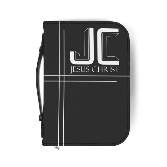 Jesus Christ Bible Cover - Black