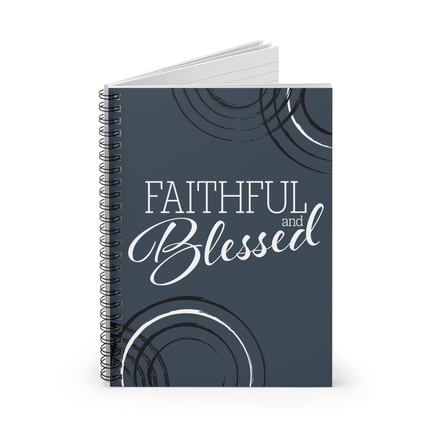 Faithful and Blessed Spiral Notebook