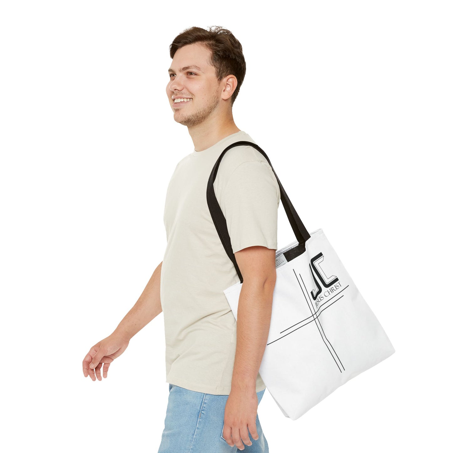 Jesus Christ Tote Bag - White