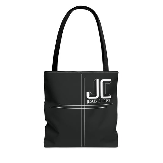 Jesus Christ Tote Bag - Black
