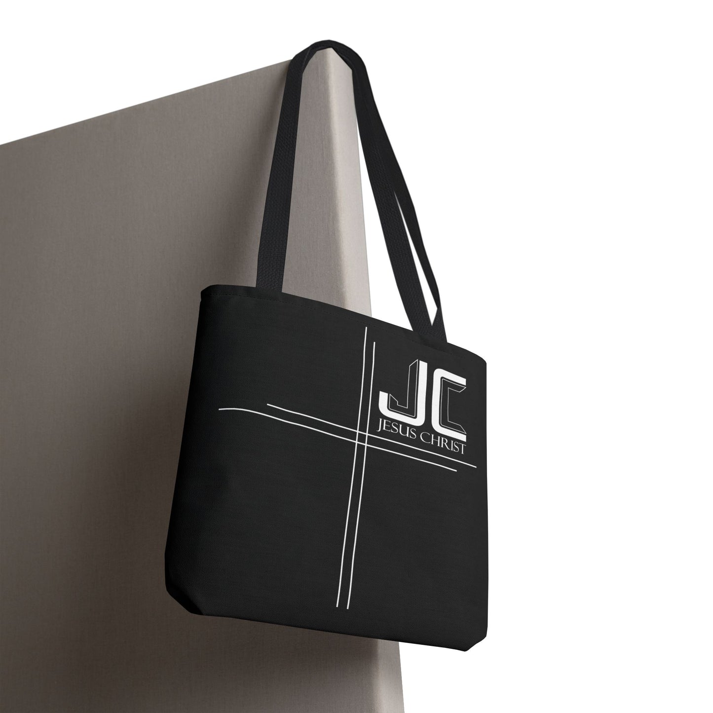 Jesus Christ Tote Bag - Black