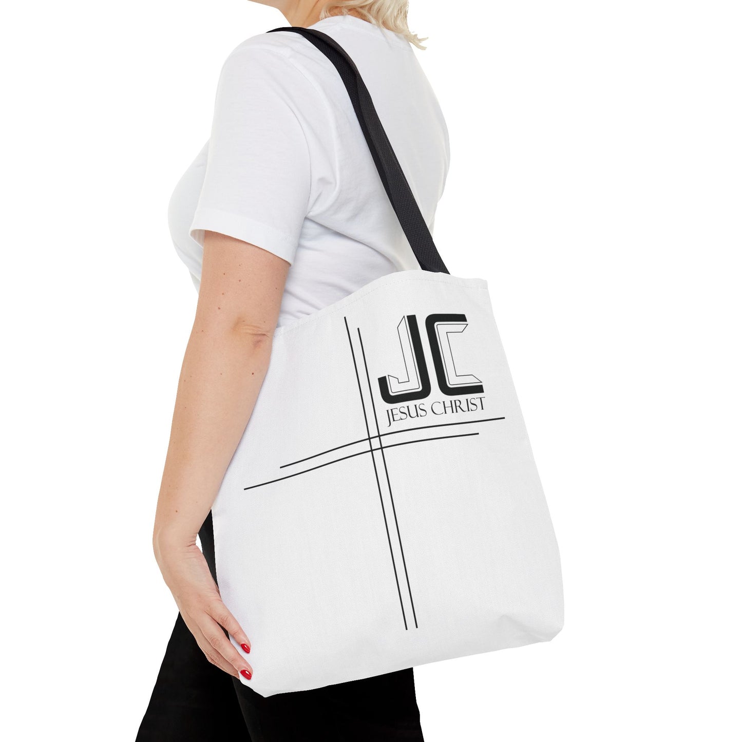 Jesus Christ Tote Bag - White